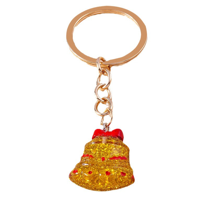 Wholesale Christmas Series Christmas Stockings Elk Snowman Gloves Resin Keychain